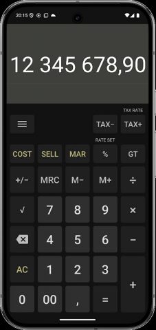 Калькулятор — SimpleCalc для Android — скриншот 2