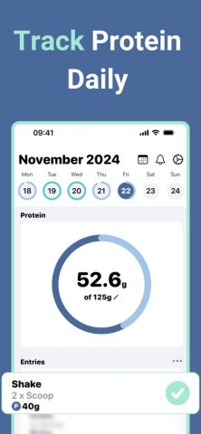 Protein Tracker: Protein Pal для iOS — скриншот 2
