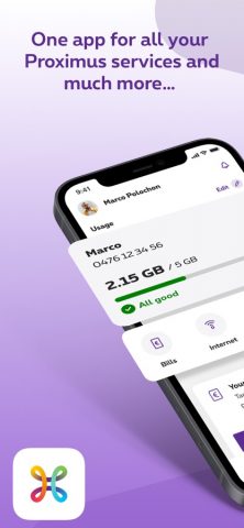 Proximus+: telecom and more для iOS — скриншот 1