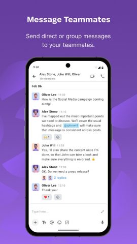 Pumble для Android — скриншот 2