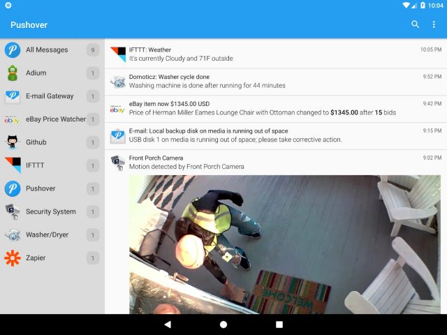Pushover для Android — скриншот 5