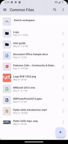 Pydio для Android — скриншот 3