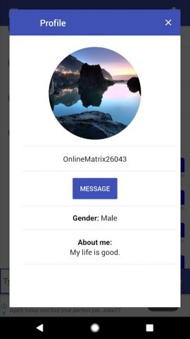 Q Chat — Stranger Zone для Android — скриншот 4