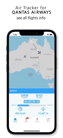 QFA: Tracker For Qantas для iOS — скриншот 1