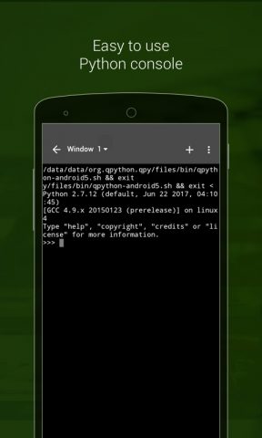 QPython — IDE for Python & AI для Android — скриншот 2