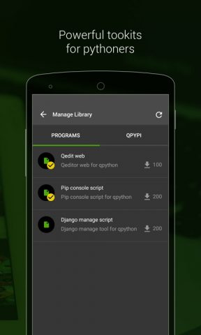 QPython — IDE for Python & AI для Android — скриншот 4