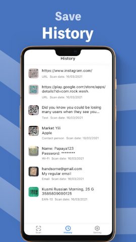 QR & Barcode Scanner — Fast для Android — скриншот 5