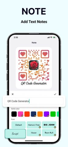 QR Code Generator, QR Template для iOS — скриншот 5