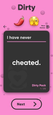 Question Game For Couples для iOS — скриншот 1