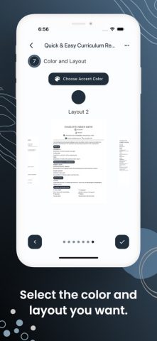 Quick & Easy Resume Builder CV для iOS — скриншот 4