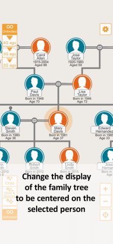 Quick Family Tree для iOS — скриншот 3