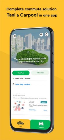 Quick Ride- Cab Taxi & Carpool для iOS — скриншот 1