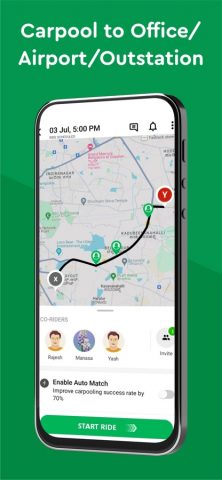 Quick Ride- Cab Taxi & Carpool для iOS — скриншот 2