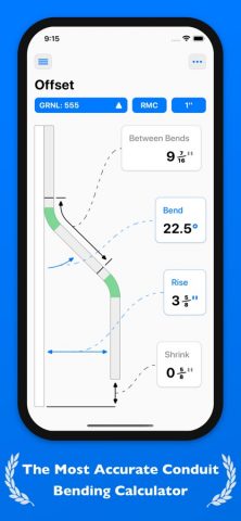 QuickBend: Conduit Bending для iOS — скриншот 2