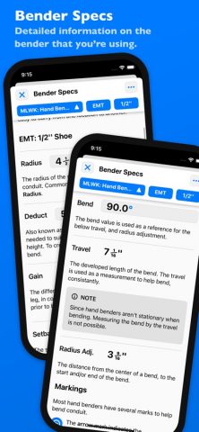 QuickBend: Conduit Bending для iOS — скриншот 3