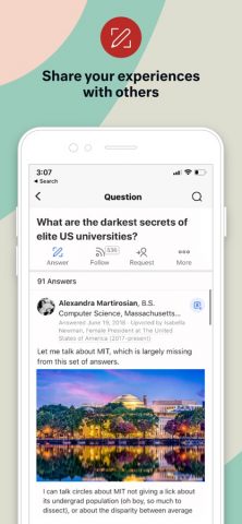 Quora для iOS — скриншот 3