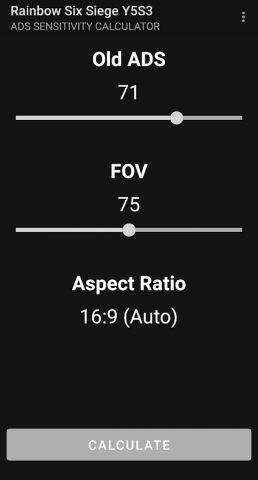 R6 Siege Sensitivity Converter для Android — скриншот 1