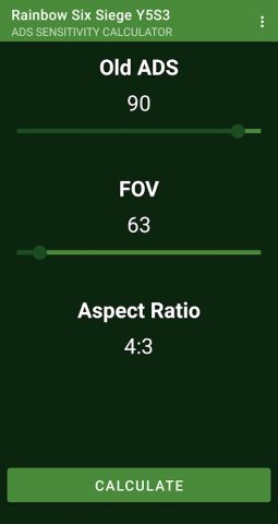 R6 Siege Sensitivity Converter для Android — скриншот 4