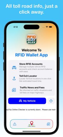 RFID Wallet EasyTrip AutoSweep для iOS — скриншот 2