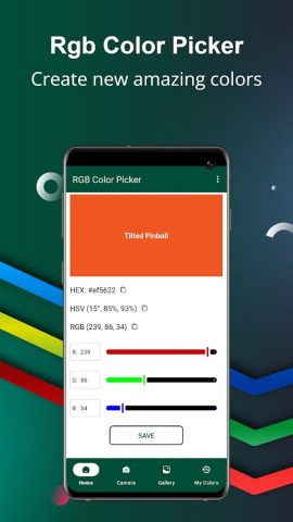 RGB Color Picker для Android — скриншот 1