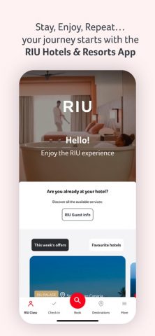 RIU Hotels & Resorts для iOS — скриншот 2