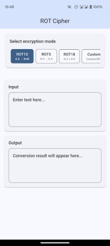 ROT13 Decoder для Android — скриншот 1