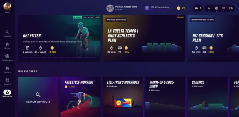 ROUVY: Indoor Cycling Training для Android — скриншот 5