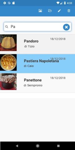 RR — Ricalcola Ricette для Android — скриншот 3