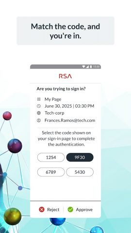 RSA Authenticator (SecurID) для Android — скриншот 5