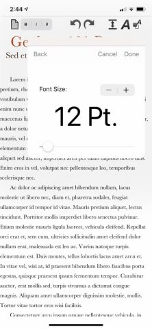 RTF Write для iOS — скриншот 4