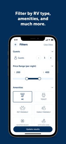 RVezy — RV & Trailer Rental для iOS — скриншот 4