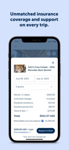 RVezy — RV & Trailer Rental для iOS — скриншот 5