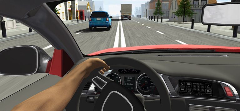 Racing in Car для iOS — скриншот 4