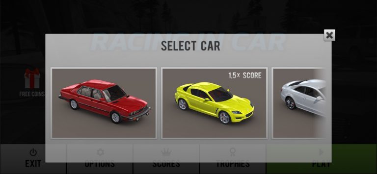 Racing in Car для iOS — скриншот 5