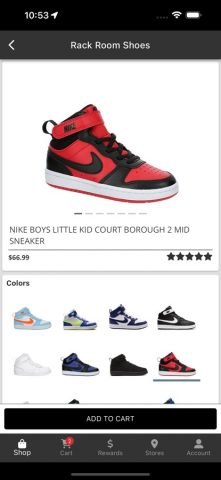 Rack Room Shoes для iOS — скриншот 3