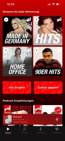 Radio ENERGY для iOS — скриншот 2