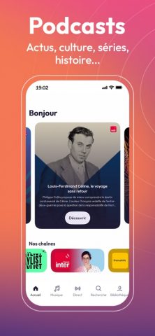 Radio France — podcast, direct для iOS — скриншот 3