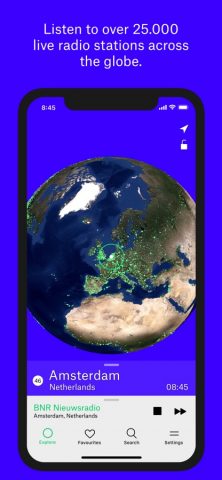 Radio Garden Live для iOS — скриншот 1