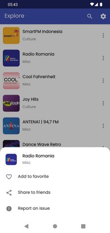 Radio Live — Listen Online для Android — скриншот 5