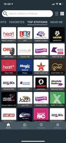 Radio Stations UK — Live FM для iOS — скриншот 1