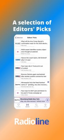 Radioline: Радио и подкасты для iOS — скриншот 3