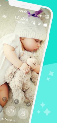 Радионяня Annie: Baby Monitor для iOS — скриншот 2