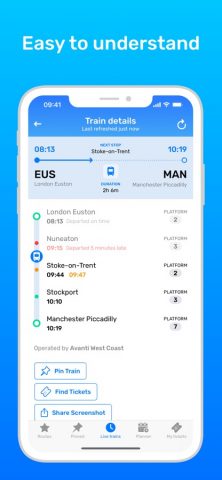 Railboard — National Rail для iOS — скриншот 4