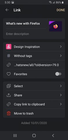 Raindrop.io для Android — скриншот 4