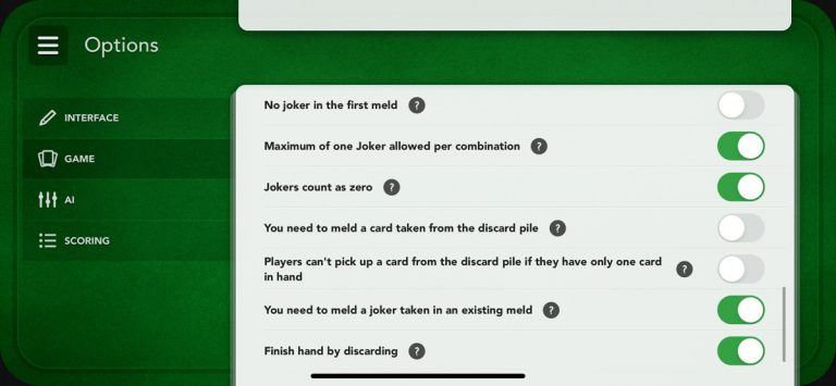 Рамми для iOS — скриншот 5