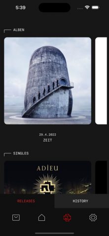Rammstein для iOS — скриншот 2