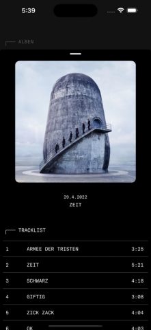 Rammstein для iOS — скриншот 3