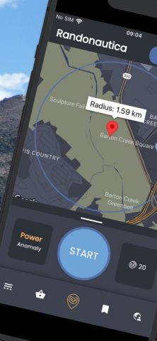 Randonautica для iOS — скриншот 1