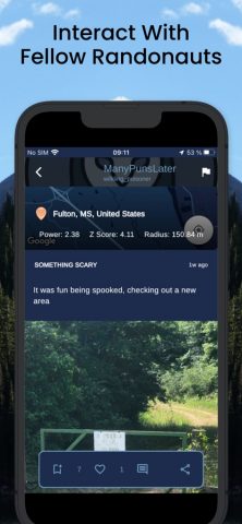 Randonautica для iOS — скриншот 4