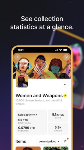 Rarible: NFT Aggregator для Android — скриншот 4